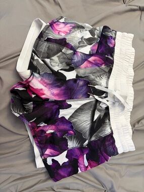 Calia White/purple/pink/black Activewear Shorts